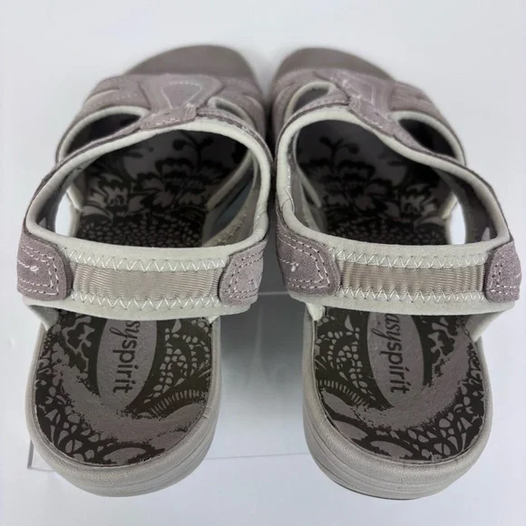 Easy Spirit Highline Leather Sandals Wedge Slip On Slingback Lightweight 10 - Picture 15 of 15